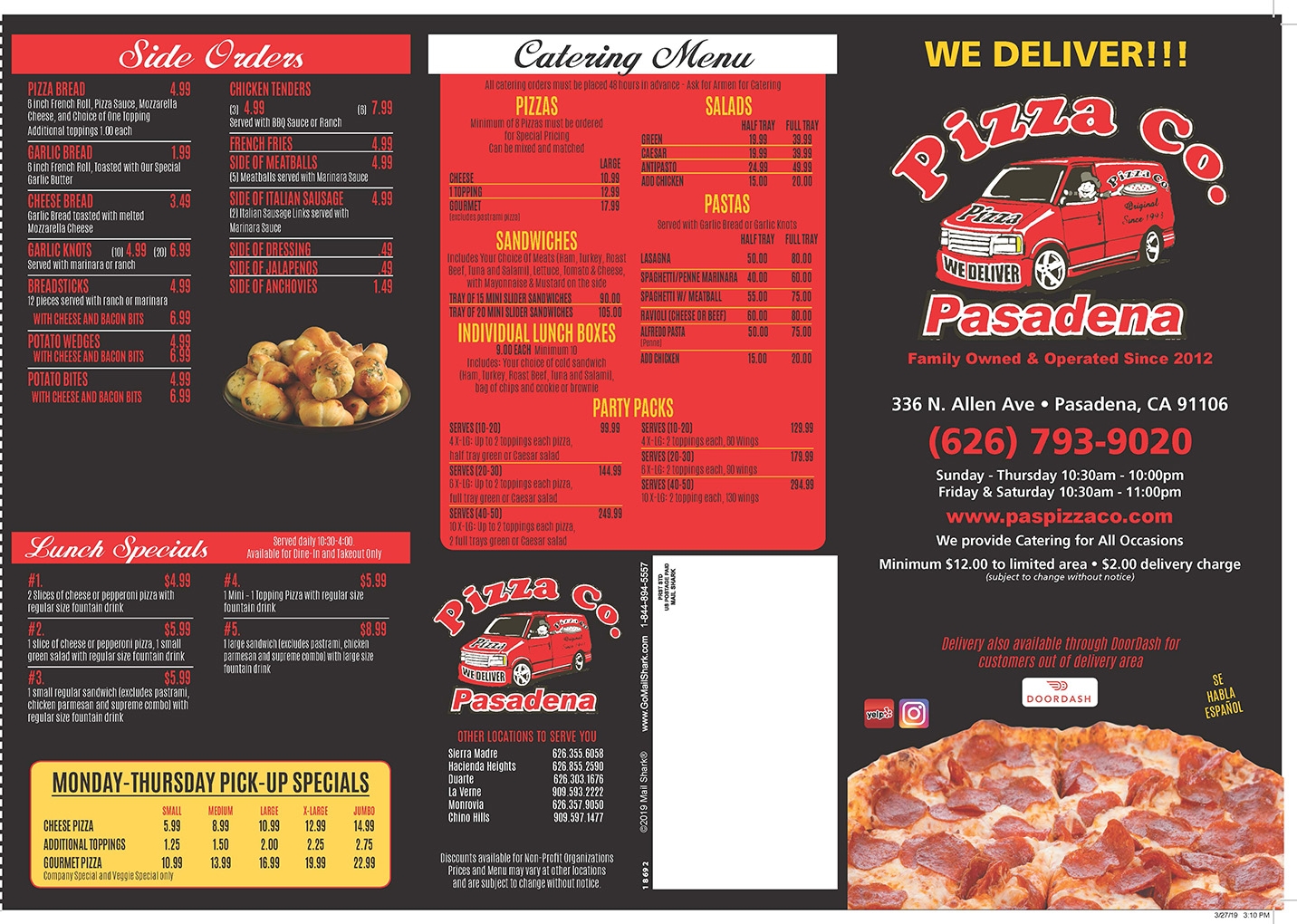 Pasadena Pizza Company